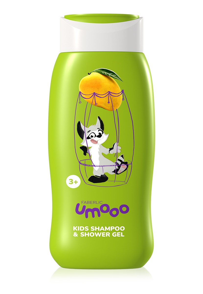 Детский шампунь-гель для душа UMOOO (3+)
